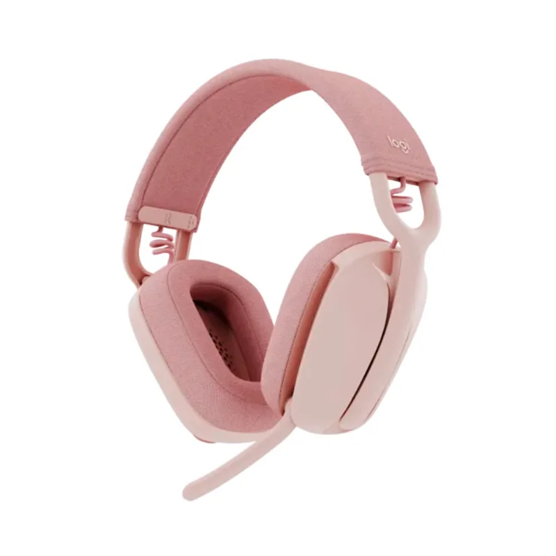 Headset Sem Fio Logitech Zone Vibe 100 Bluetooth Rosa - 981-001223 4074