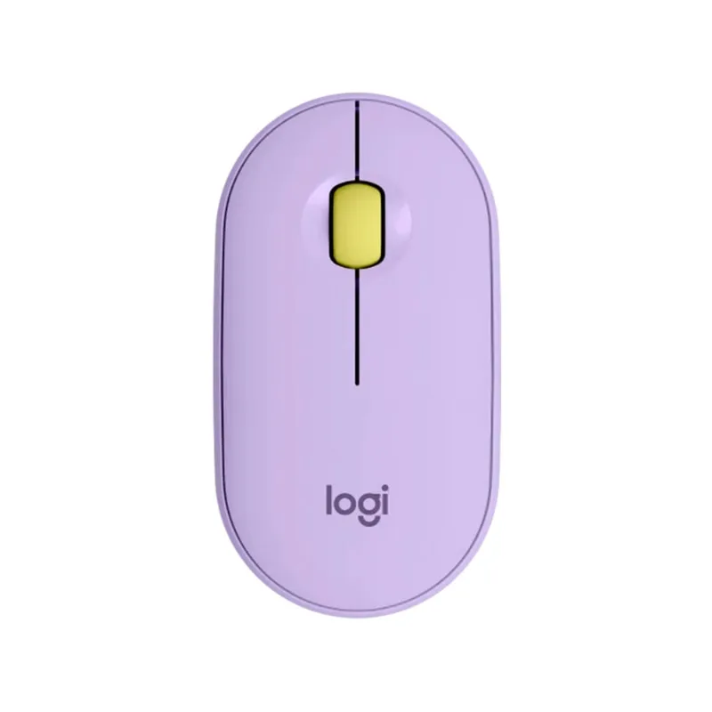 Mouse Sem Fio Logitech Pebble M350 Bluetooth Lilás Lemonade 1000 DPI - 910-006659 4073