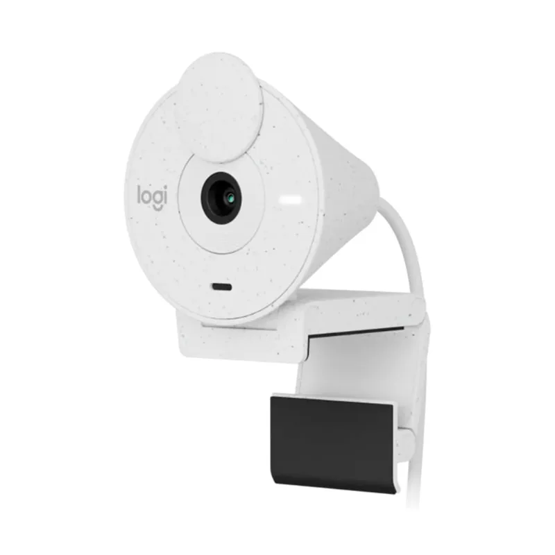 Webcam Logitech Brio 300 Full HD USB-C Branco - 960-001440 4342