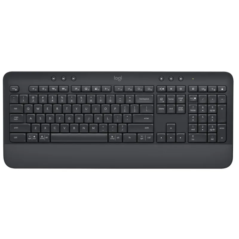 Teclado Sem Fio Logitech Signature K650 Bluetooth USB Preto US - 920-010911 4092