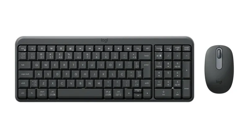 Kit Teclado + Mouse Mk250 Bluetooth Grafite - Logitech - LC