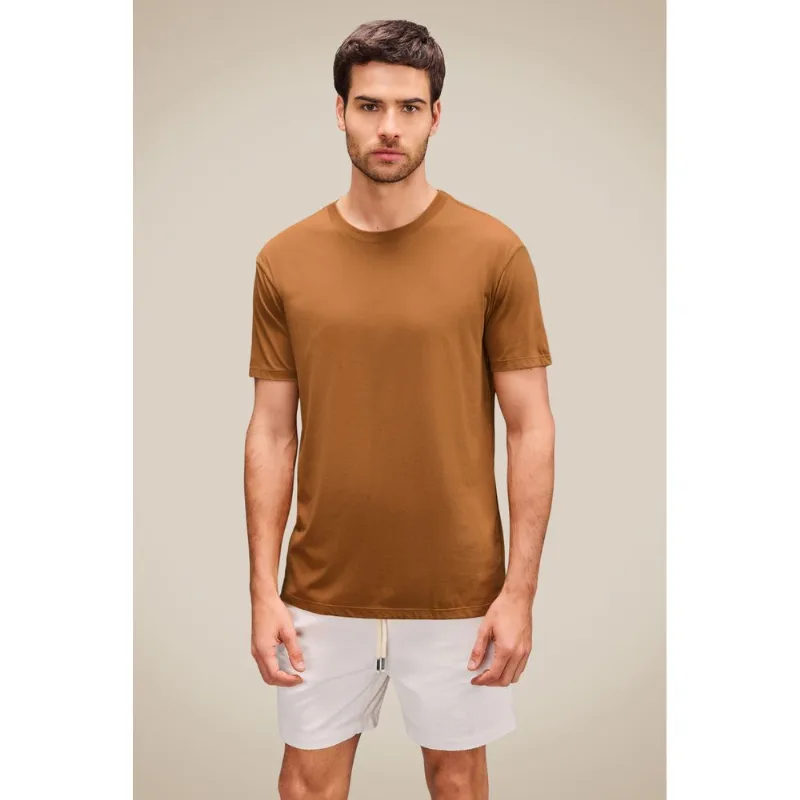 Camiseta Pima Cores Ocre - Gg