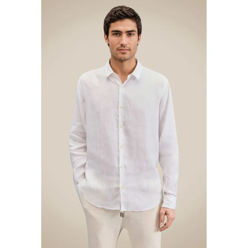 Camisa Ml Linho Pienza Branco - P