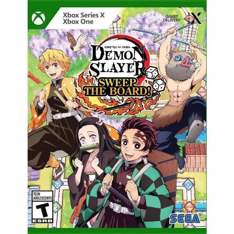 Jogo Sega Demon Slayer - Kimetsu No Yaiba - Sweep The Board! Xbox Series X Minijogos Preto