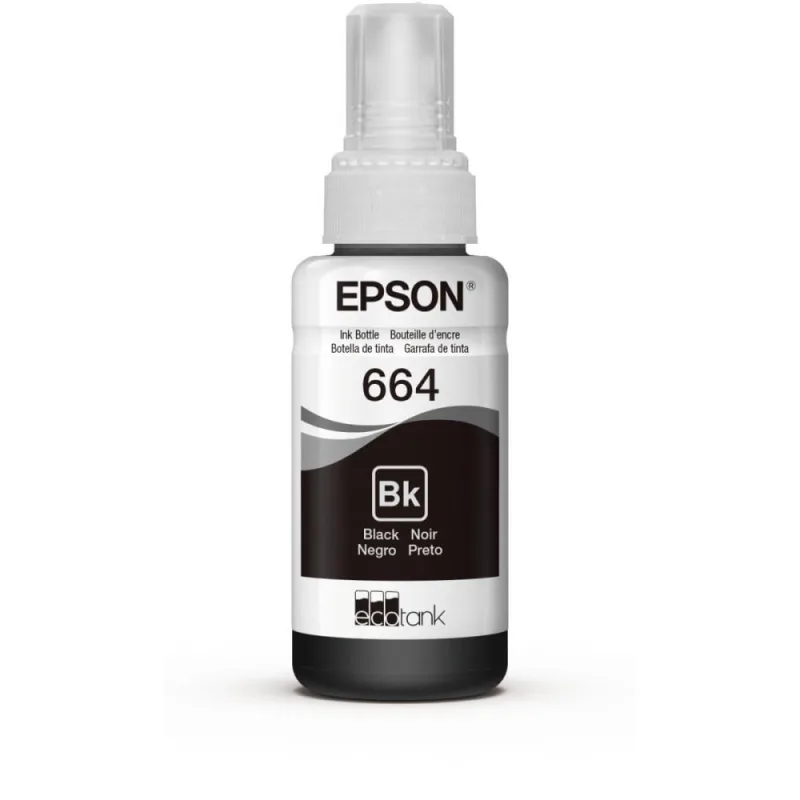 Refil de Tinta EPSON 664 Preto 70 ML. - EPSON