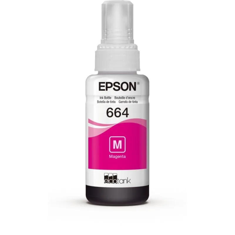 Refil de Tinta EPSON 664 Magenta 70 ML. - EPSON