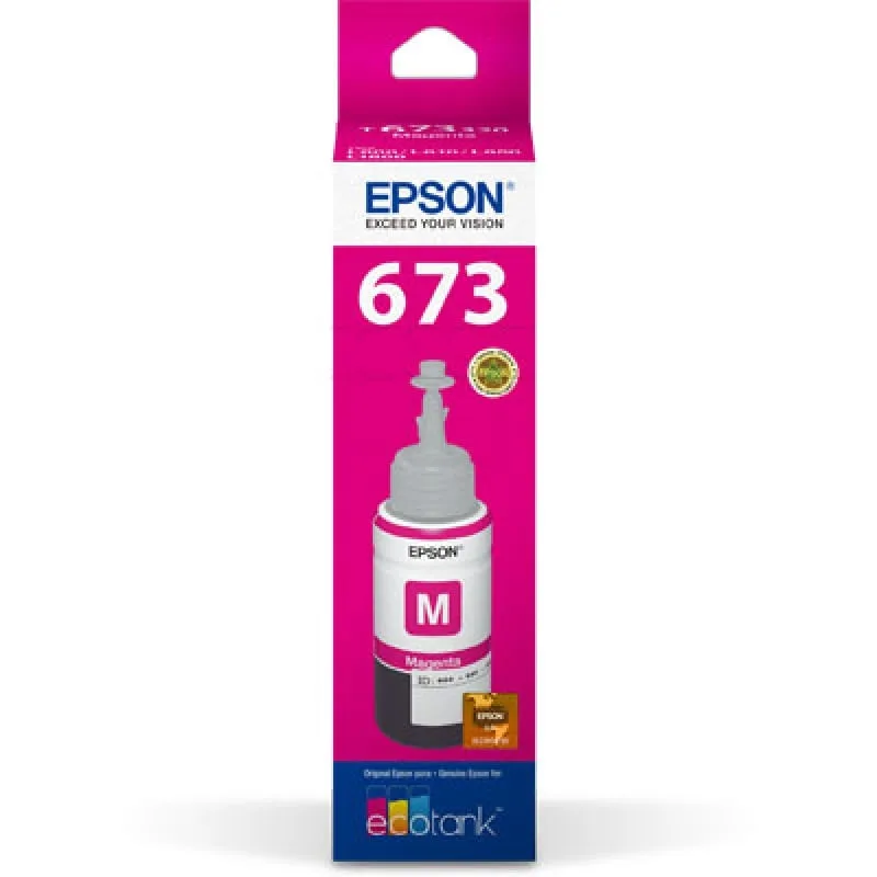 Tinta Refil p/ Ecotank L800 magenta T673320 Epson - epson
