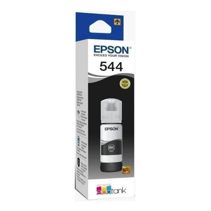 Refil De Tinta Original Epson 544 Preto - Para L1110 / L3110 / L3150 / L3250