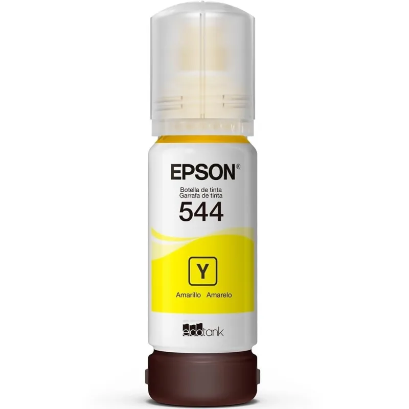 Refil de Tinta Epson T544 Amarelo Original - Epson