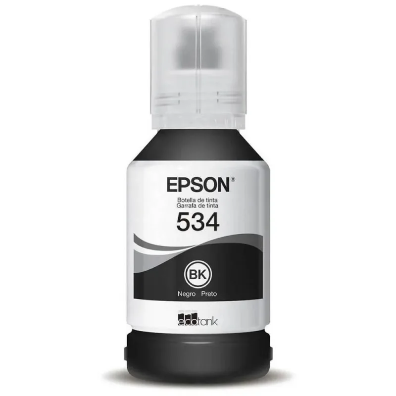 Refil De Tinta Original Epson T534120-AL (534) Preto