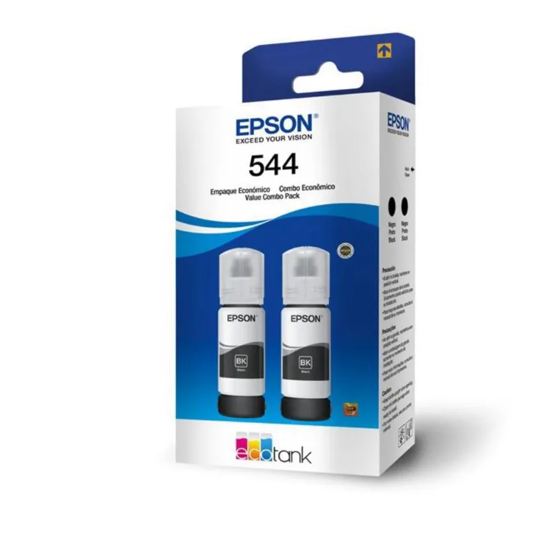 Kit 2 Un Refil De Tinta Epson Preto T544 3150 3110 3210 3250 5190