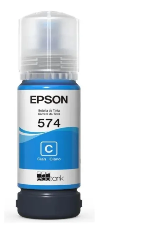 Refil de Tinta EPSON T574220-AL Ciano L8050 Ecotank 70ML Original - EPSON