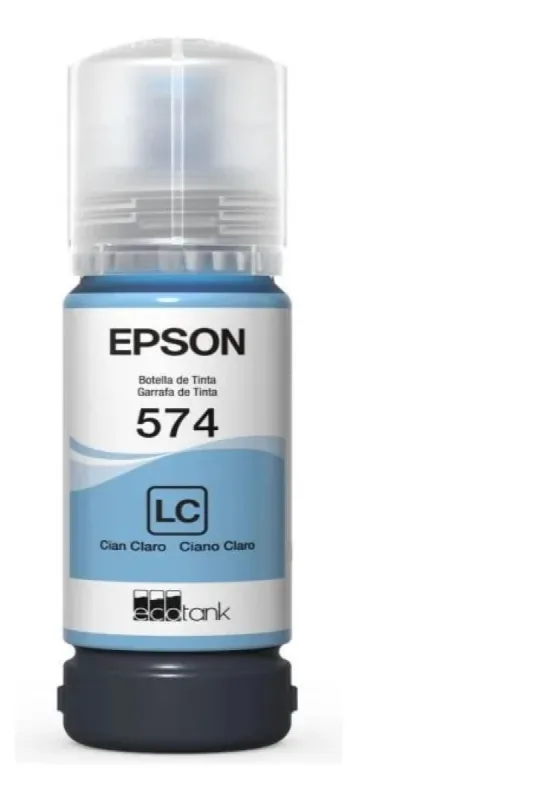 Refil de Tinta EPSON T574520-AL Ciano Claro L8050 Original 70ML - EPSON