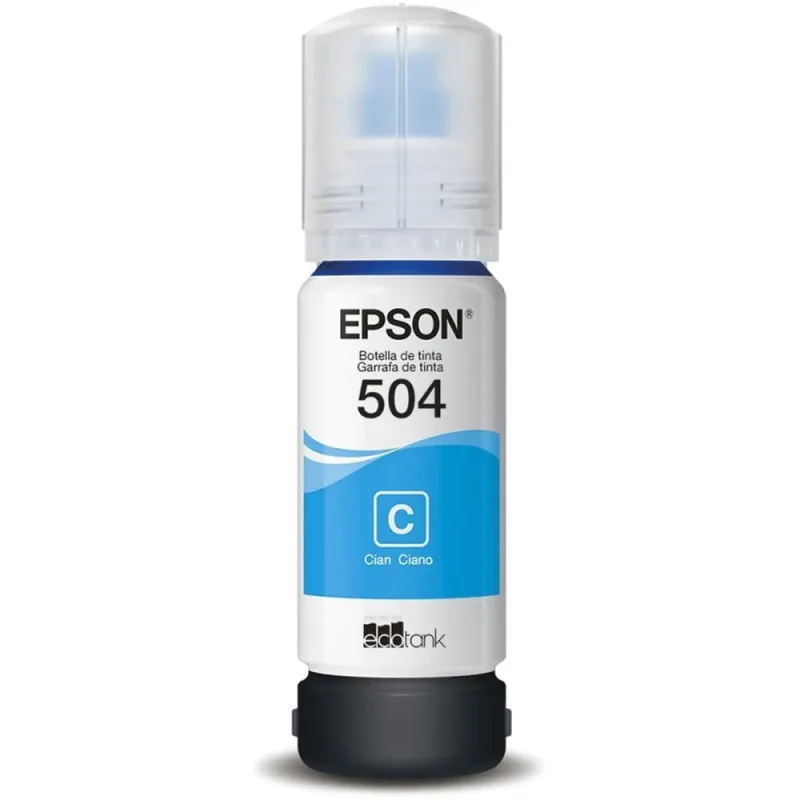 Refil de Tinta EPSON T504 Ciano T504222-BR - T504222-BR - EPSON