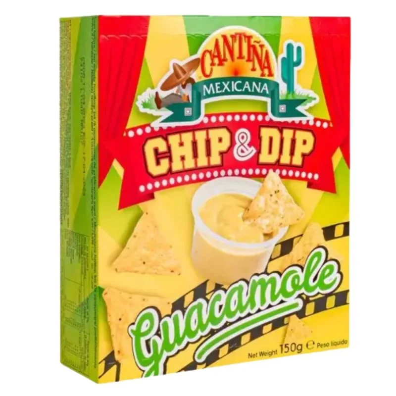 Kit Nachos com Guacamole Cantina Mexicana Chip & Dip 150g - Cantiña Mexicana