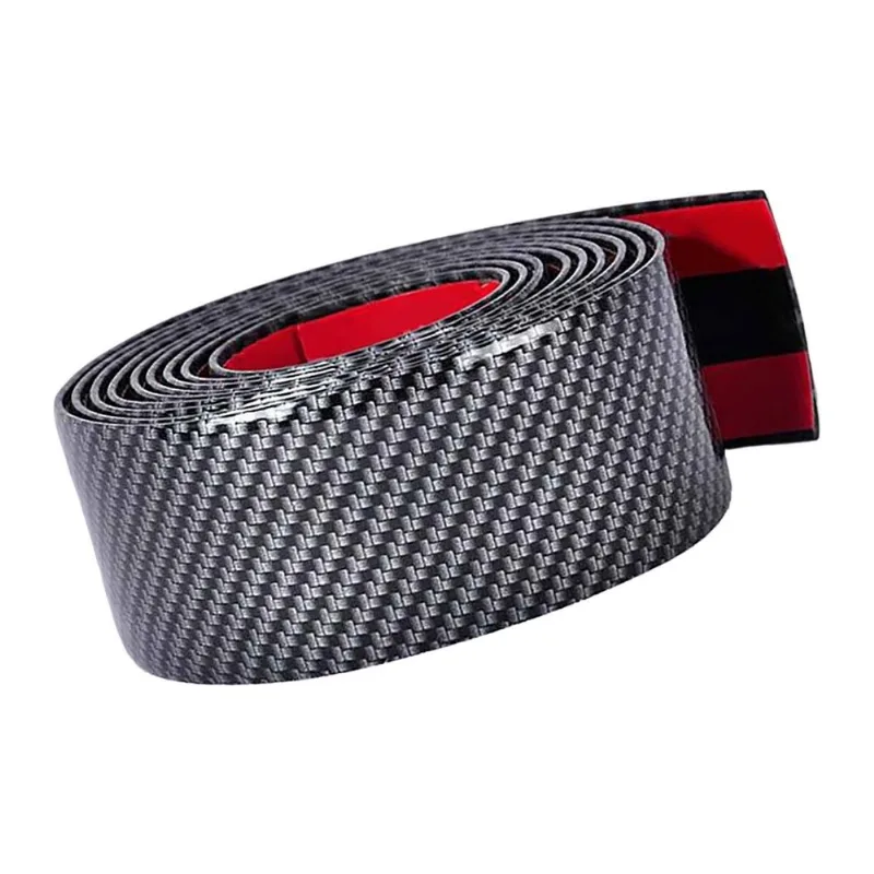 Adesivo De Decoração De Protetor De Porta De Carro De Fibra De Carbono Para