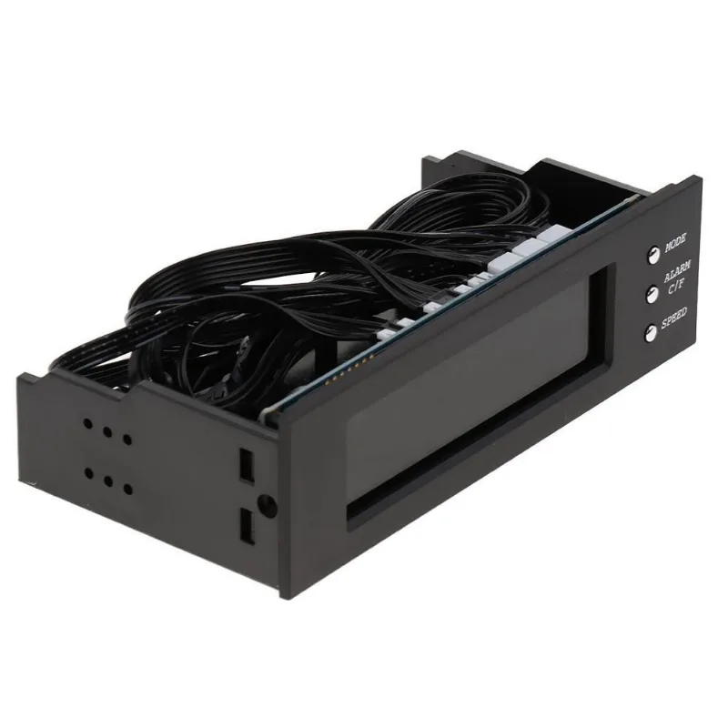 Lcd Do Controlador De Velocidade De Temperatura Do Ventilador Da Caixa Do Computador De 5,25 "