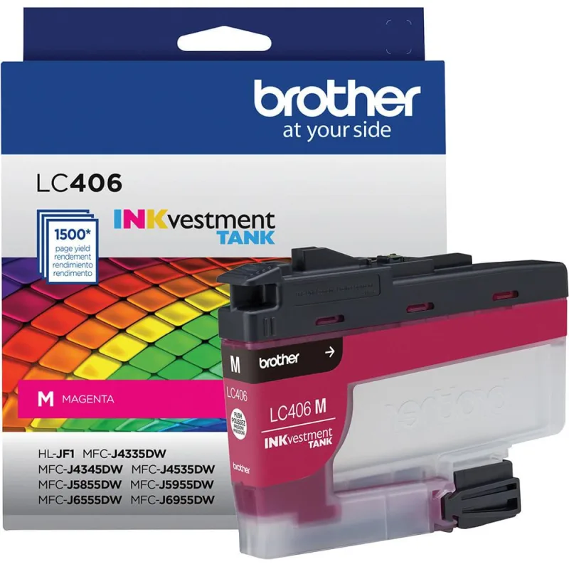 Cartucho de Tinta Brother LC406MS Magenta - BROTHER