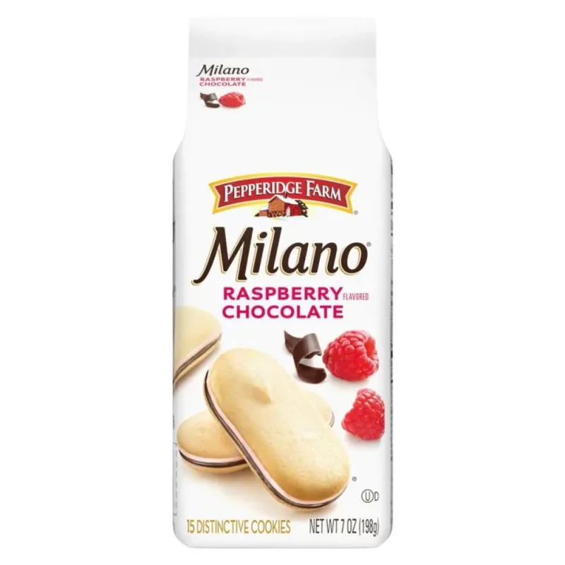 Biscoito Raspberry Chocolate Milano 198g - MILANO