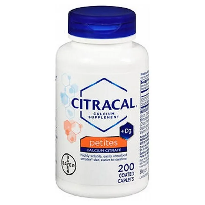 Citracal Petites Citrato De Cálcio Plus D3 Comprimidos Contagem De