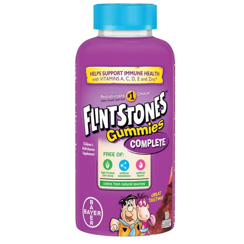 Multi Vitaminas Em Gomas Flintstones Com 180 Bayer