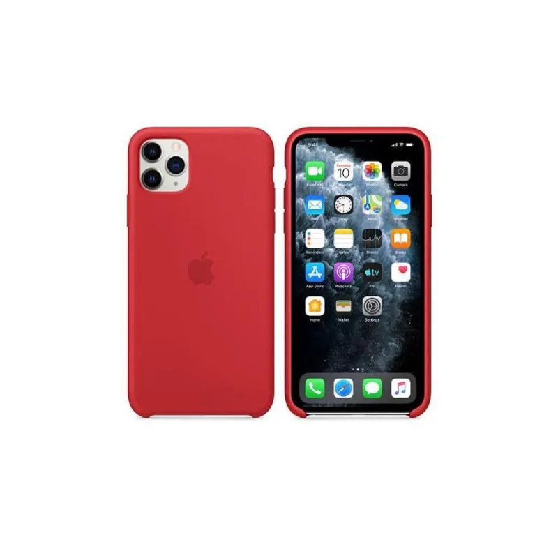 Capa Case Silicone Iphone 11 Pro 5.8 - Vermelha