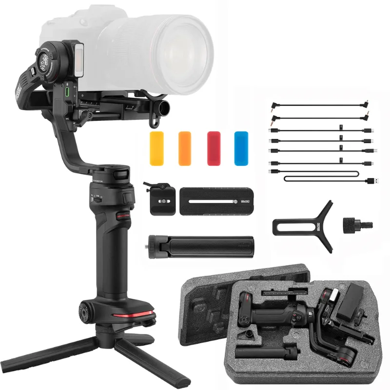 Estabilizador Gimbal Zhiyun Weebill 3 Standard Com Microfone E Iluminador Led Fill Light Integrados