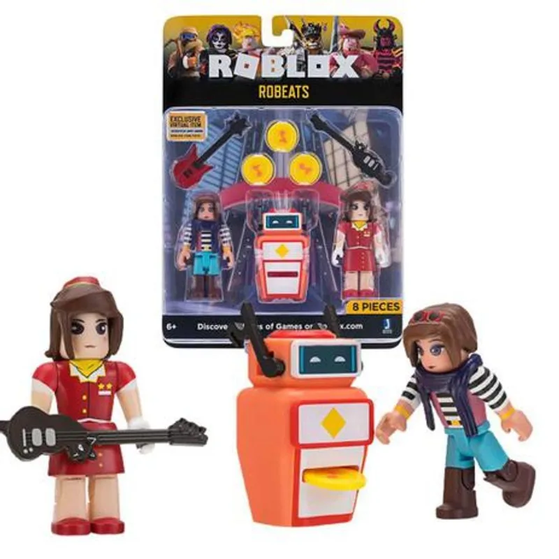 Roblox Robeats - Pack de Figuras + Código Virtual - Jazwares