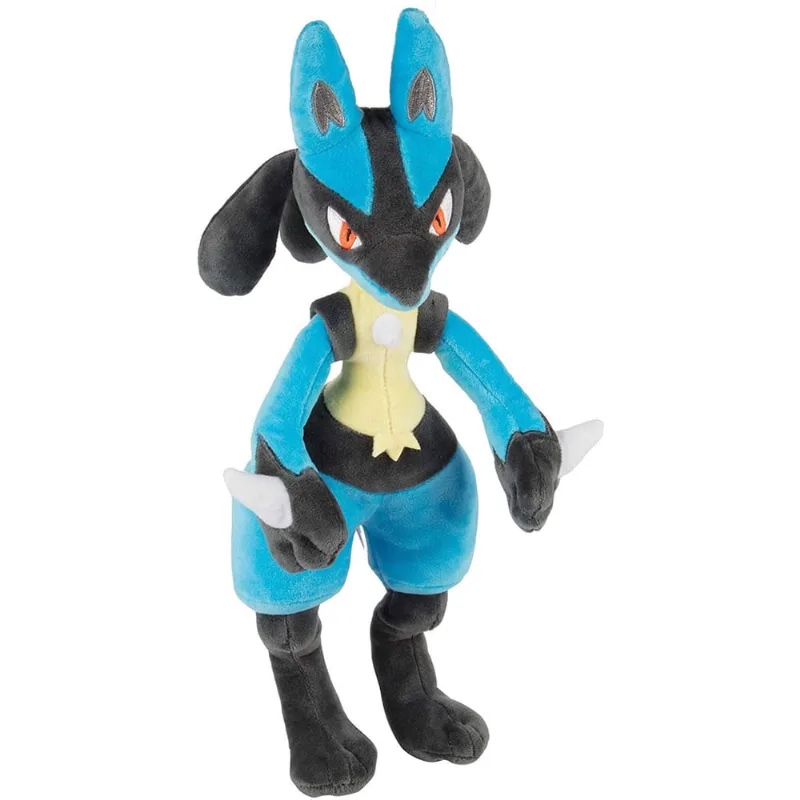 Pokémon Lucario Pelúcia Animal Recheado - Grande 12