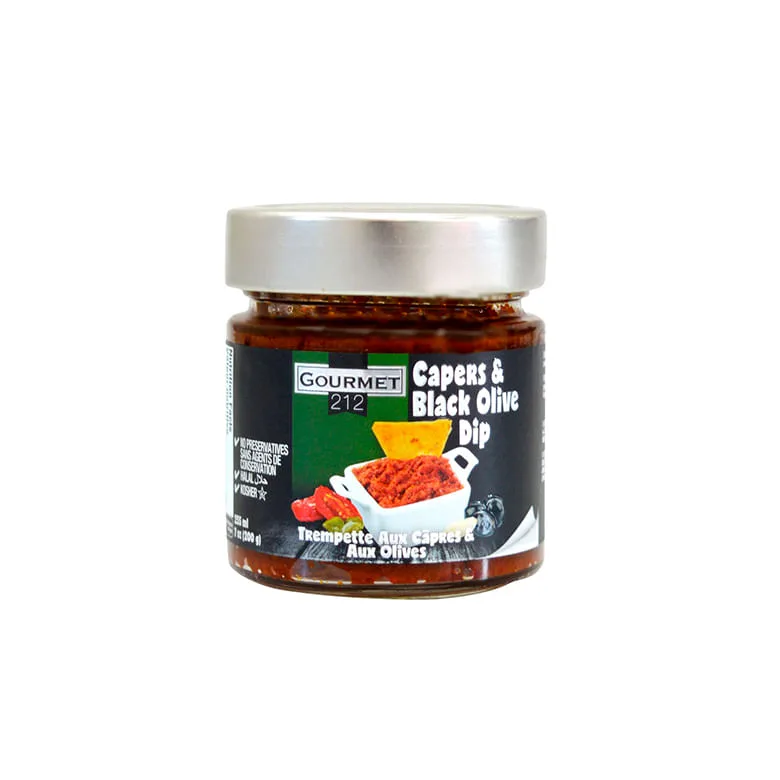 Bruschetta  212 Gourmet  Tomate Assado com Azeitonas 200g - 212 Gourmet