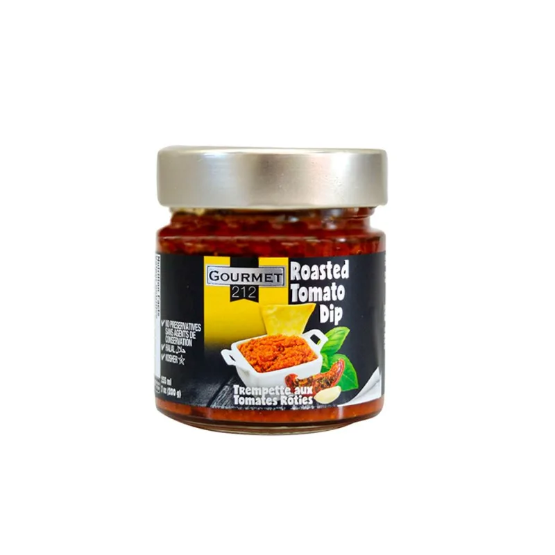 Bruschetta Tomate Assado 212 Gourmet 200g