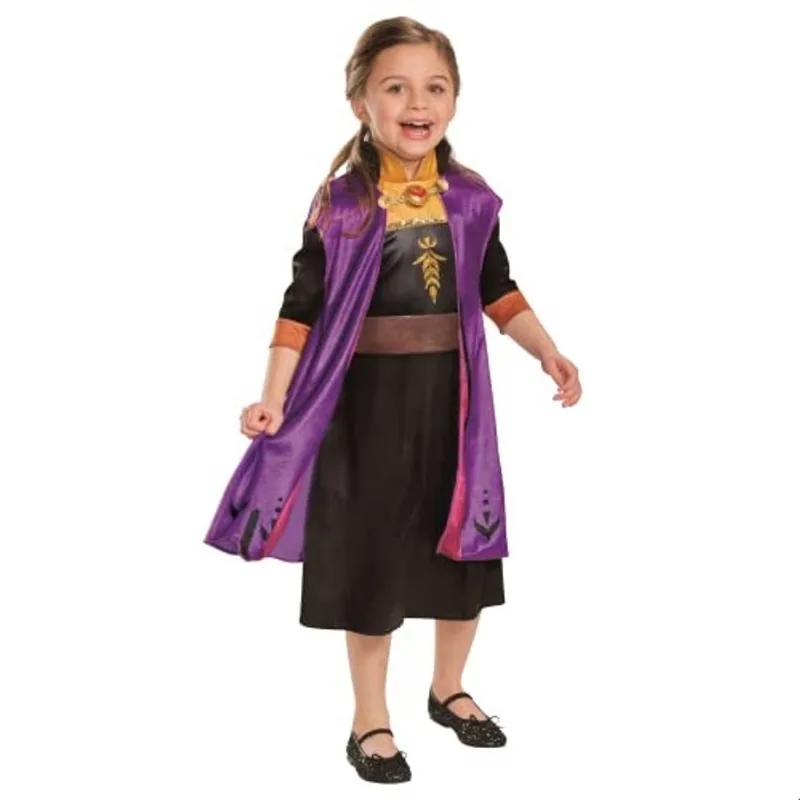 Fantasia feminina clássica de Halloween Disguise Anna Frozen 2 da Disney, roxa, 2T