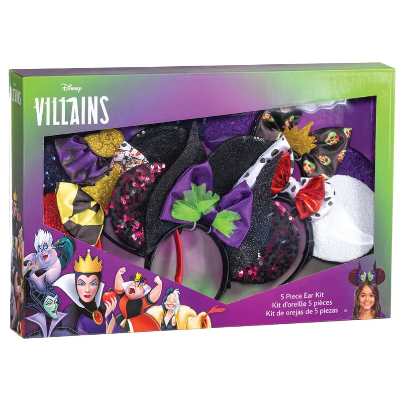 Kit Tiara Bruxas Disney