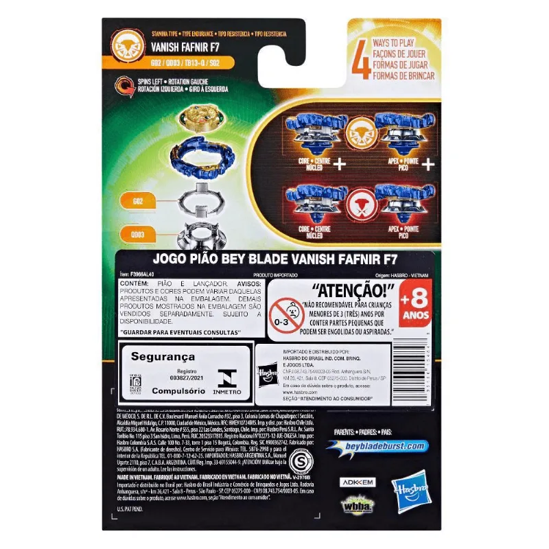 Beyblade Burst Quad Drive - Vanish Fafnir F7