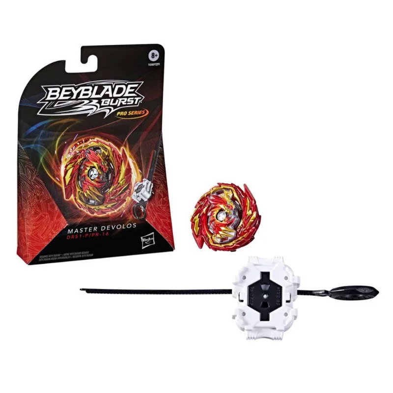 Beyblade Burst Pro Series - Pião com Lançador - Master Devolos F4548