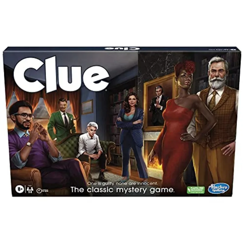 Jogo de tabuleiro de pistas para crianças de 8 anos ou mais, Clue Ga reimaginado