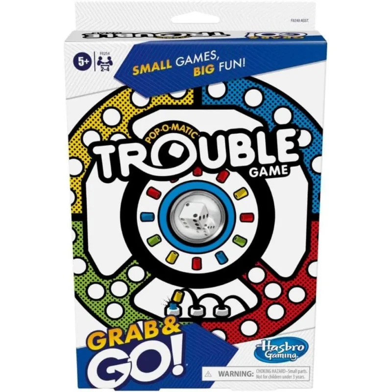 Jogo De Mesa Trouble Grab And Go Hasbro - F8254