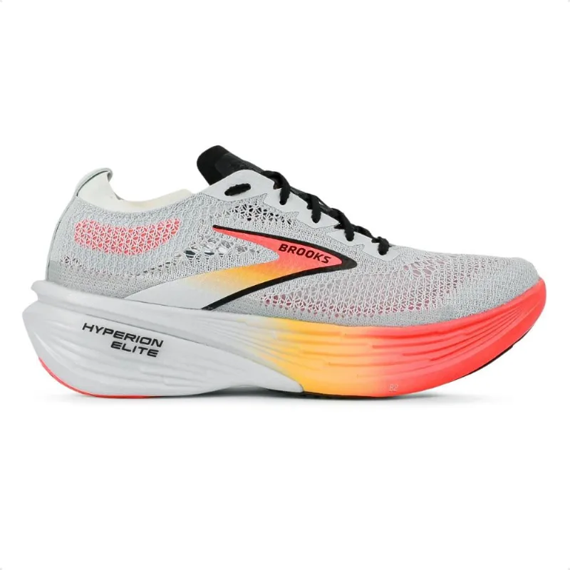 Tênis Brooks Hyperion Elite 4 Unissex 41,5 / Cinza / Coral