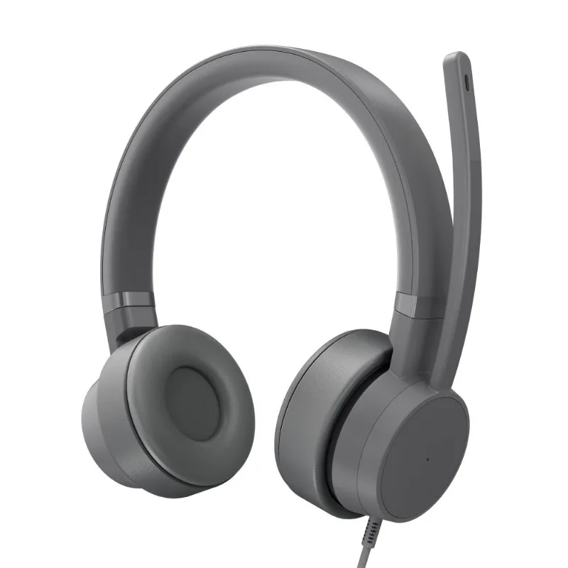 Fone de ouvido ANC com fio Lenovo Go (cinza escuro) GXD1C99243