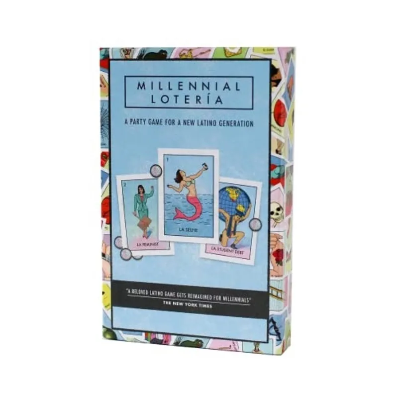 Millennial Loteria Game: Family Fiesta Edition Bingo Mexicano