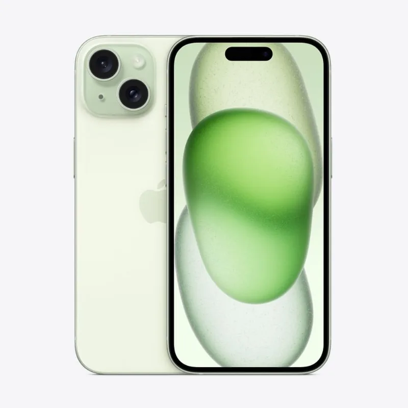 iPhone 15 Apple 128GB, tela de 6.1", câmera dupla de 48MP - Verde