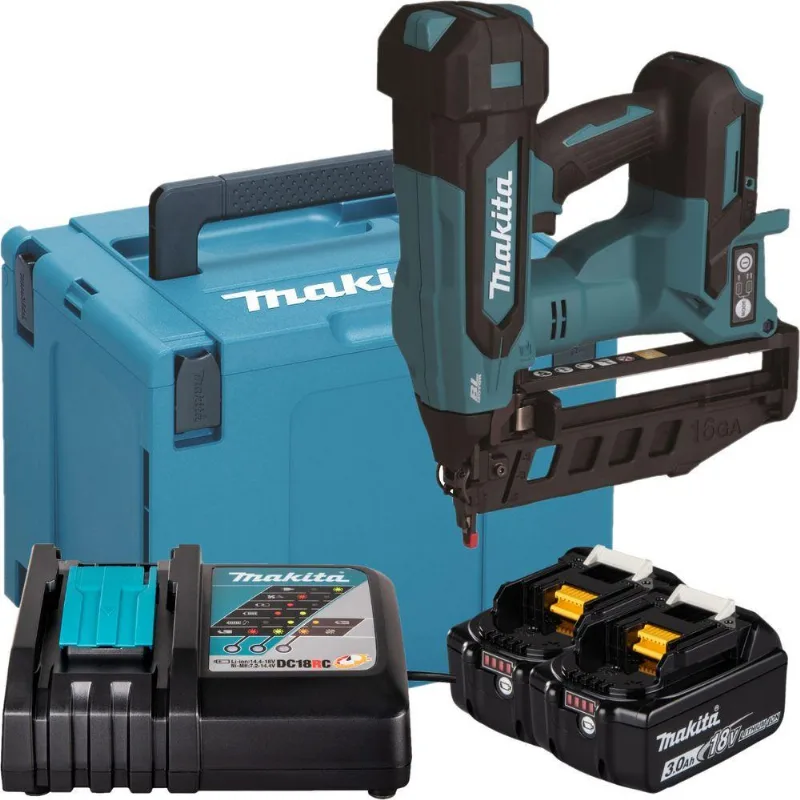 Pinador Pregador Makita Dbn601rfj 18v Kit 2 Baterias