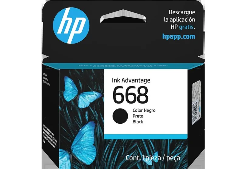 Cartucho Hp 668 (7fp37vl) Preto - 3ml - LC