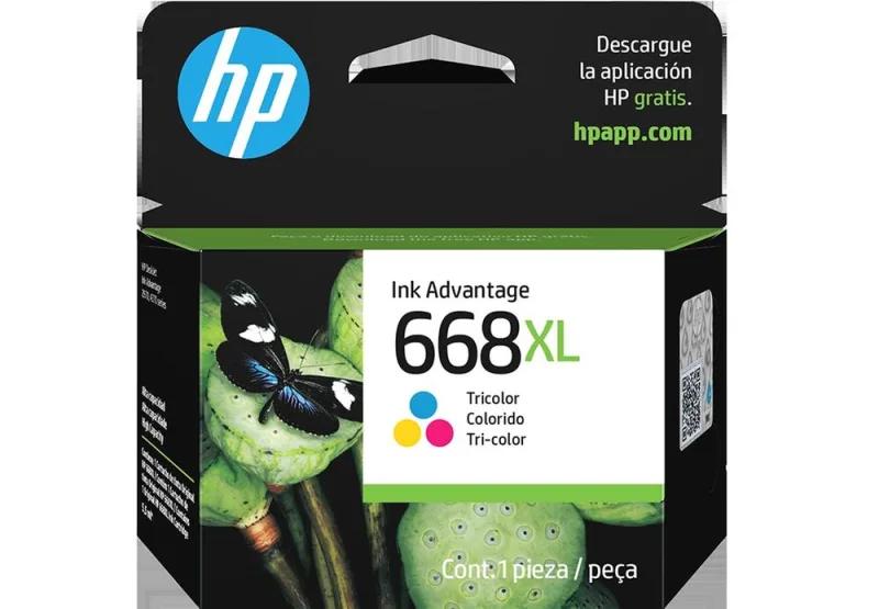 Cartucho Hp 668xl (7fp38vl) Colorido - 5,5ml - LC