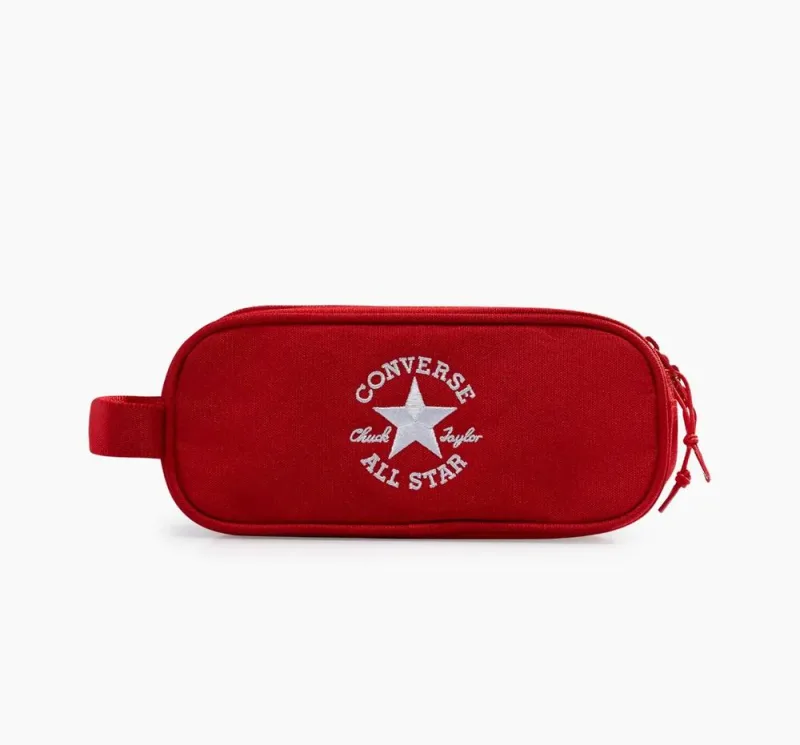 Estojo Simples Patch Logo Vermelho Converse - LC