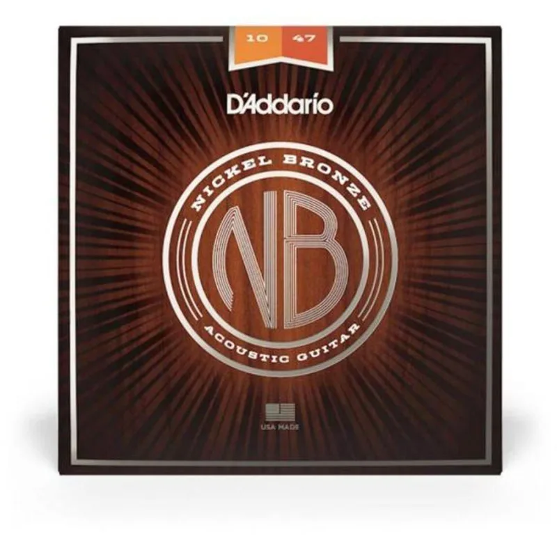 Encordoamento Violão Aço .010-.047 Nickel Bronze Nb1047 D Addario [f002]