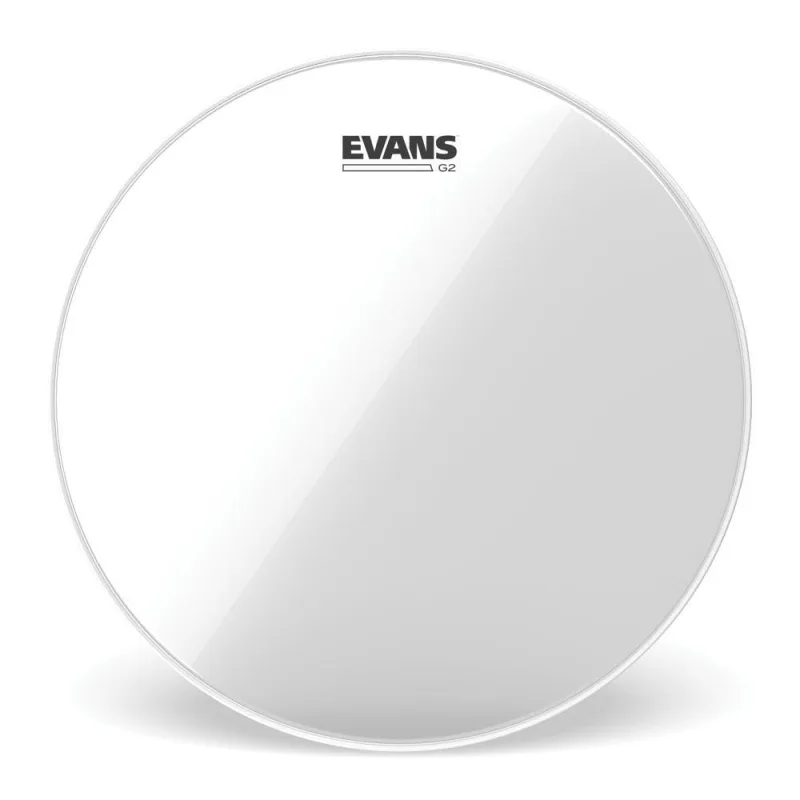Pele para Caixa e Surdo Evans G2 Transparente TT14G2 14'' Filme Duplo - EVANS