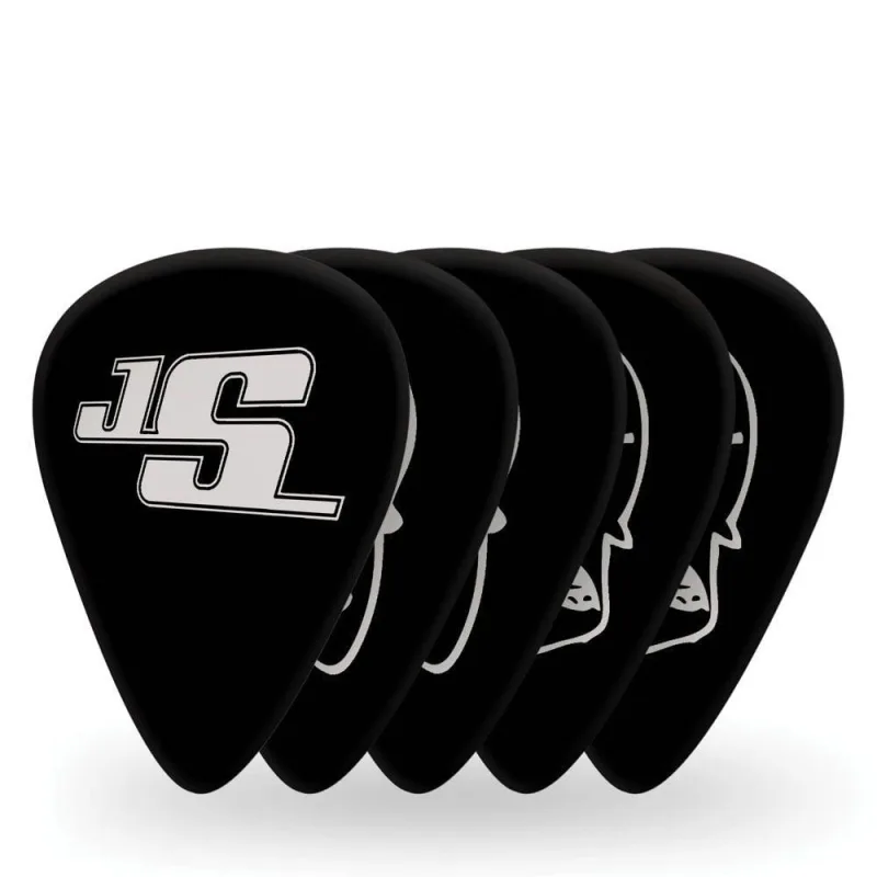 Palheta 1CBK2-10JS 0,50mm Leve Celuloide Joe Satriani Preta D'Addario - OUTRAS