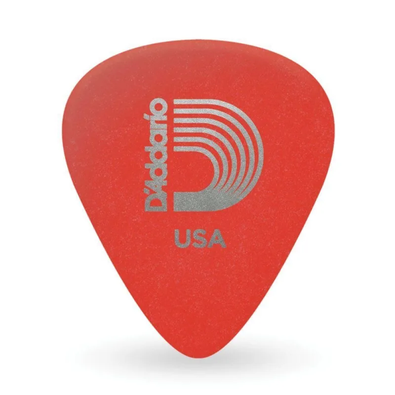 Palheta Duralin 1DRD1-10 Extraleve Delrin Vermelha D'Addario - OUTRAS