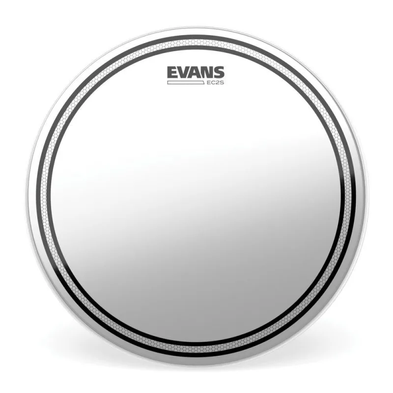 Pele para Instrumento Musical B16EC2S com Anel Redutor Porosa Transparente Evans 16' - EVANS